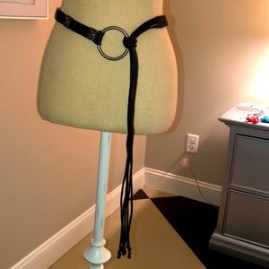 Western style rope belt.